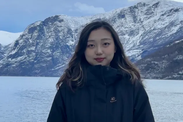 RuoXuan Xu, pictured by the fjords in Norway.