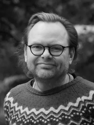 Porträtt på Mikael Linnell. Foto: Emma Lord.