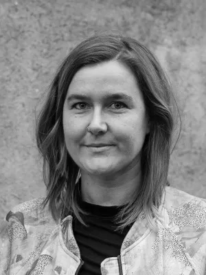 Porträtt Maja Sager av fotograf Sarah Hirani.